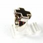 Gothic Sterling Silver Black Cross Ring Size 7 Unbranded 33116