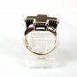 Gothic Sterling Silver Black Cross Ring Size 7 Unbranded 33116