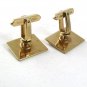 Vintage Silvertone Goldtone Initial / Letter D Cufflinks 82217