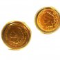 1901 & 1905 Indian Head Pennys Gold Layered Cufflinks Unbranded 10415