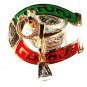Mexican Western Cowboy Saddle Stirrup Moves Belt Buckle By DIANA 42516