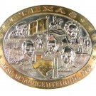 1836 - 1986 Texas Sesquicentennial Belt Buckle Rhodes Collectors Society 22816