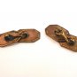 Vintage Art Deco Gold Tone Cufflinks by Hayward