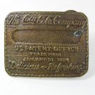 Vintage The Coca Cola Company Trade Mark January 31 1886 Belt Buckle 72216