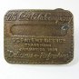 Vintage The Coca Cola Company Trade Mark January 31 1886 Belt Buckle 72216