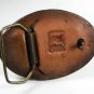 Very Vintage Leather Steam Locomotive Train Belt Buckle by LEX 101615