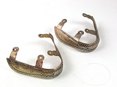 Vintage Silvertone Boot Tips 1 Pair 53117
