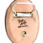 Vintage Black Leather Belt Buckle By TONY LAMA USA Mint In Box 12517