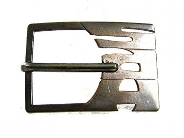 Handmade Sterling Silver Initial HPS Belt Buckle By LEONORE DOSKOW 72117