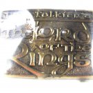 Lord of the Rings Brass Belt Buckle by Tolkien Enterprises Original Box