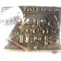 Lord of the Rings Brass Belt Buckle by Tolkien Enterprises Original Box