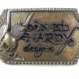 Don Ed Hardy Designs Skull w/ Wings Brassy Tone Belt Buckle 72016