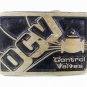 Vintage OCV Control Valves Brass Belt Buckle by DYNABUCKLE 8316