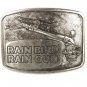 Vintage RainBird Rain Gun Silver Tone Belt Buckle 72816