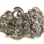 1980's Art Nouveau Lady Belt Buckle By ACCESSOCRAFT NYC 52317