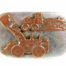 1930's - 50's Construction Equipment Bull Dozer Belt Buckle Unbranded 31616
