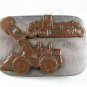 1930's - 50's Construction Equipment Bull Dozer Belt Buckle Unbranded 31616