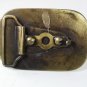 1970's Kawaski Brass Belt Buckle Unbranded 72216
