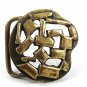 Vintage Gold Tone Odd Unusual Belt Buckle By IMC 21817