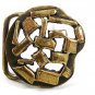 Vintage Gold Tone Odd Unusual Belt Buckle By IMC 21817