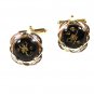 Silver Tone Black & Scorpion Cufflinks Unbranded 12215