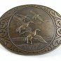 Vintage 4 Ducks In Flight Belt Buckle 112717