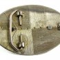 Vintage 1921 Coin Silver Lady Liberty Cut Out Belt Buckle 103017