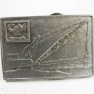 1987 C&M Services Construction Belt Buckle by WYOMING STUDIO ART WORK