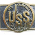 USS Chemicals LaPorte Solid Brass Belt Buckle by ANACORTEZ BUCKLE CO 102015