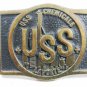 USS Chemicals LaPorte Solid Brass Belt Buckle by ANACORTEZ BUCKLE CO 102015