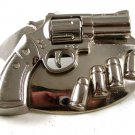 Vintage Pistol Bullets Gun Barrel Can Spin Belt Buckle 11116