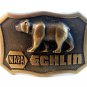 Vintage NAPA Echlin Grizzly Bear Belt Buckle Made in U.S.A.