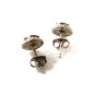 Native American Sterling Silver Turquoise ETC Pierced Earrings Unbranded 53016f