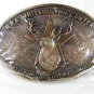 NRA Whittington Center 4th Annual Trophy Elk Hunt Belt Buckle MIP 5916