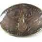 NRA Whittington Center 4th Annual Trophy Elk Hunt Belt Buckle MIP 5916