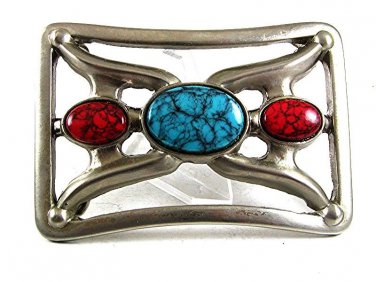 Vintage 1950's - 60's Southwest Style Belt Buckle By CHAMBERS PHOENIX 103017