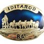 Vintage 1984 IDITAROD Trail Committee Handcrafted Belt Buckle USA 112917