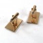1950's-60s Silver Tone Black Gold Tone Lion Cufflinks Unbranded 6816