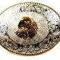 Western Silver Tone Gold Tone American Eagle Belt Buckle by CRUMRINE 121415