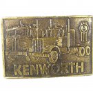 Vintage Kenworth Truck Co Brass Belt Buckle 72716