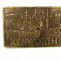 Vintage Kenworth Truck Co Brass Belt Buckle 72716