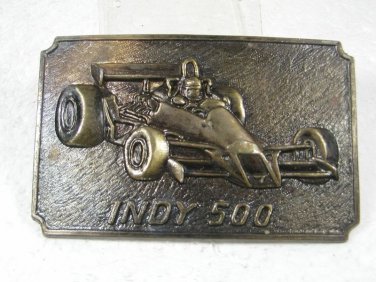 Indy 500 Race Car Belt Buckle Unbranded 121615