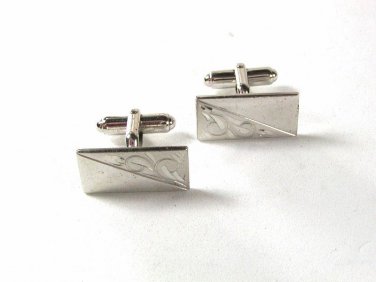 Sterling Silver Dressy Cufflinks By ANSON 3816