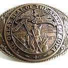 Great Seal of The State of IOWA Belt Buckle By TONY LAMA 82817