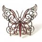 Large Gothic Style Silver Tone Butterfly Hair Clip Or Barette Unbranded 5216