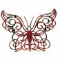 Large Gothic Style Silver Tone Butterfly Hair Clip Or Barette Unbranded 5216