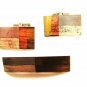 Mexican D.F. Sterling Silver 3 Tone Cufflinks & Tie Clasp by R.B.Z. 12815