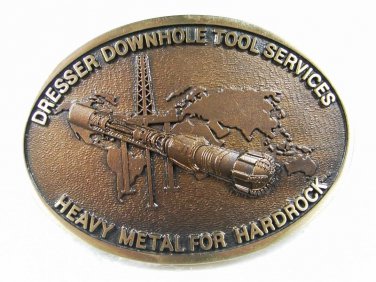 Dresser Tool Services Heavy Metal For Hardrock Brass Belt Buckle Unbranded