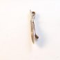 Vintage Siam Sterling Silver Black Niello Dancing Lady Dagger Tie Clasp