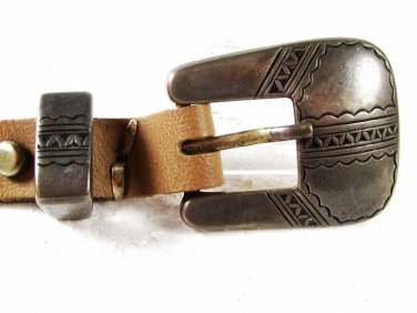 Brand New Western Silvertone Ranger Belt Buckle Unbranded 42016d